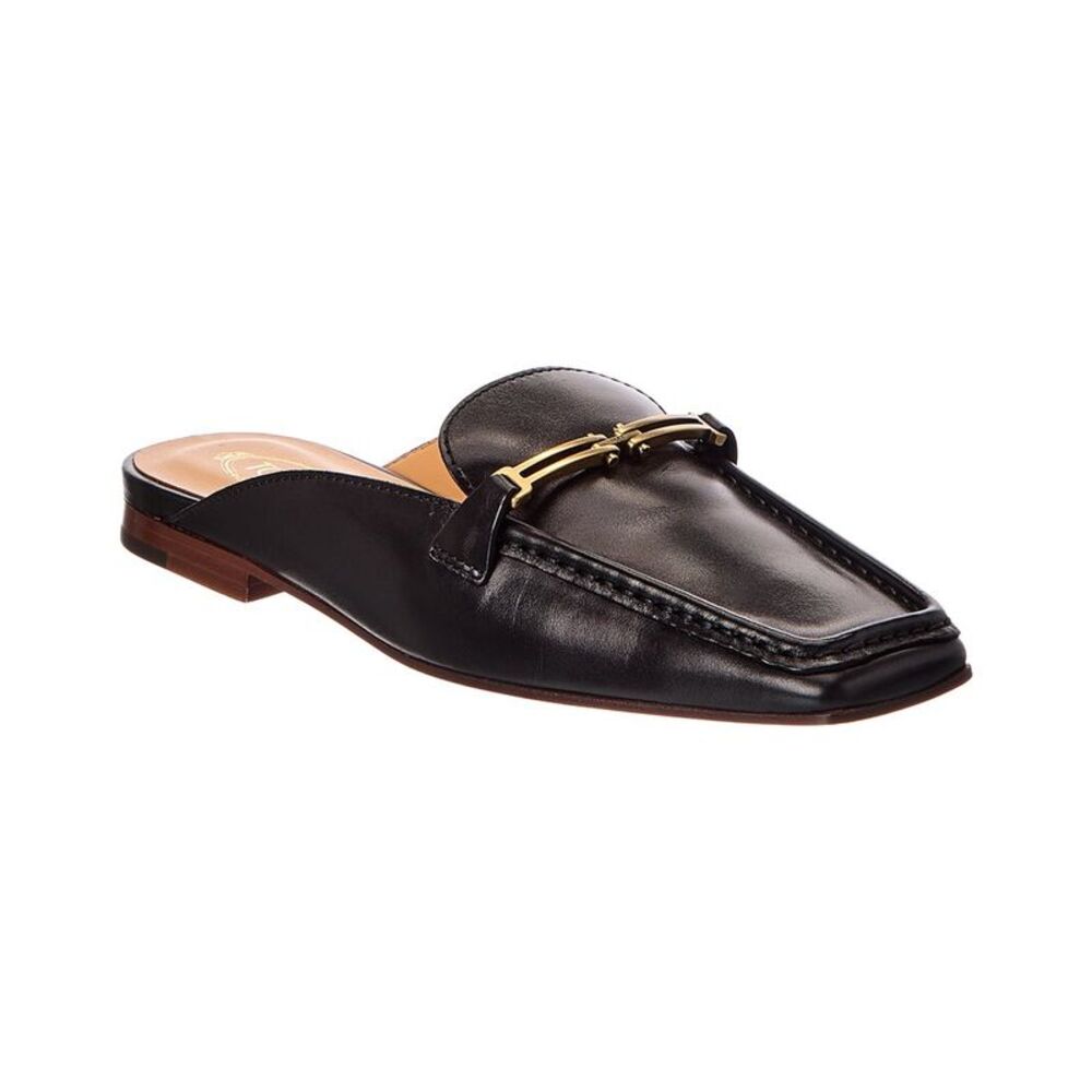 Tod’S Leather Mule, Black